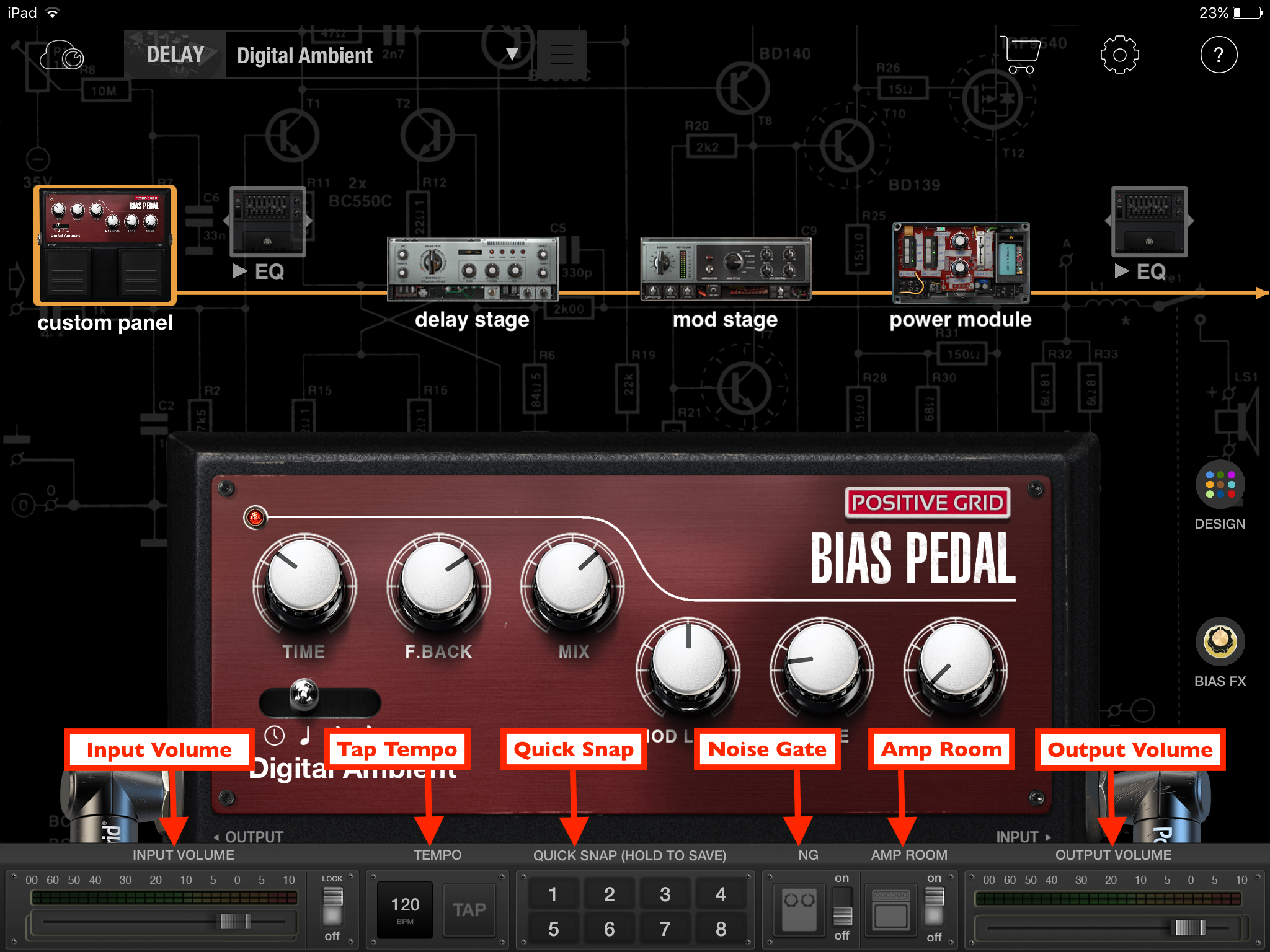 bias amp 2 crackling