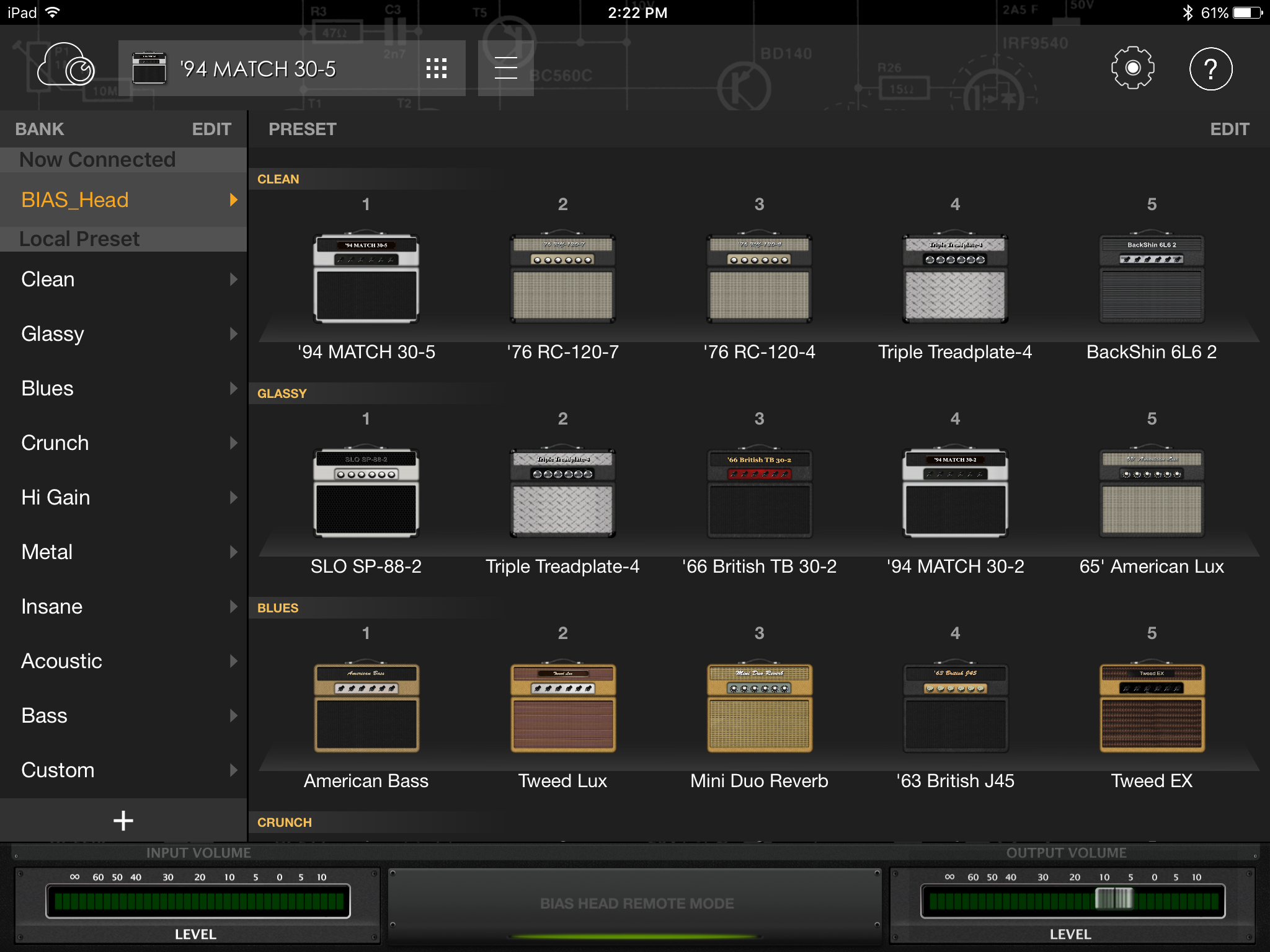 bias amp 2 amp list