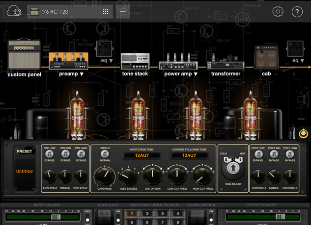 external control of positive grid bias fx desktop