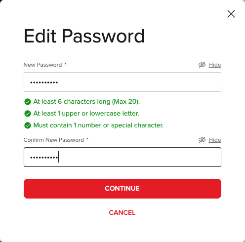 How to Change My Password / Personal Information? – Help Center