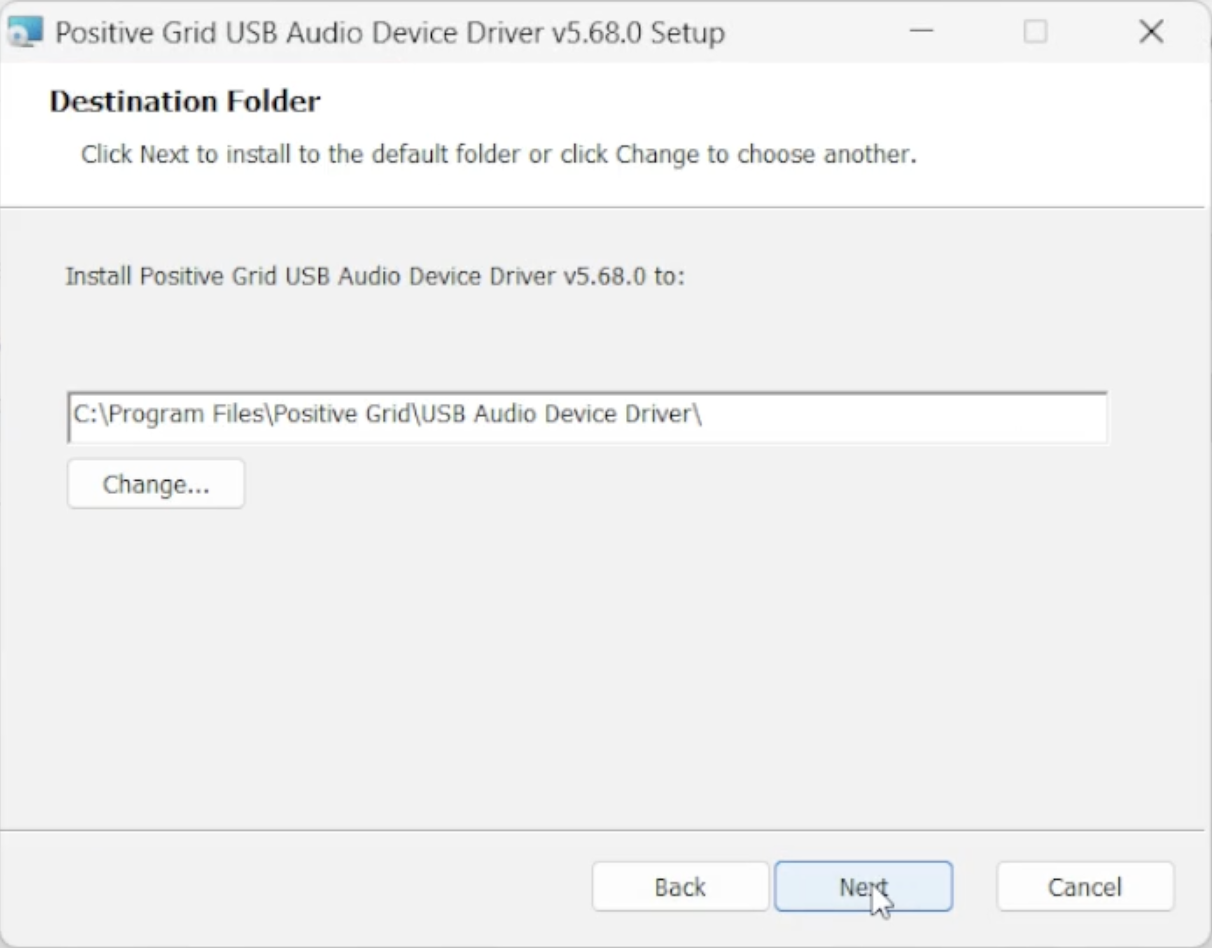 Installing windows driver for spark live help center