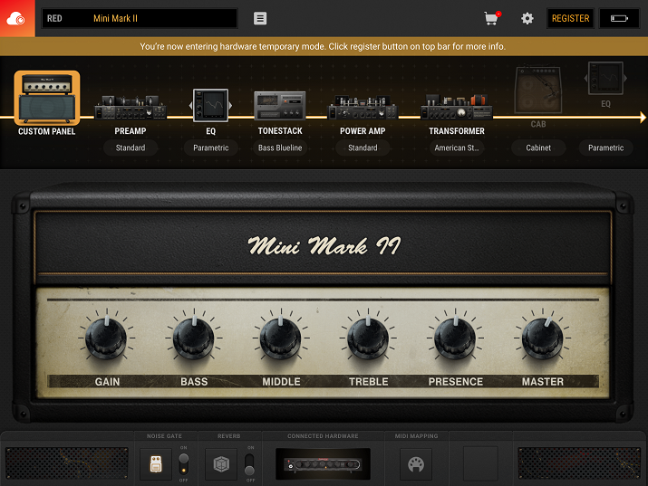 bias amp 2 only 1 side output