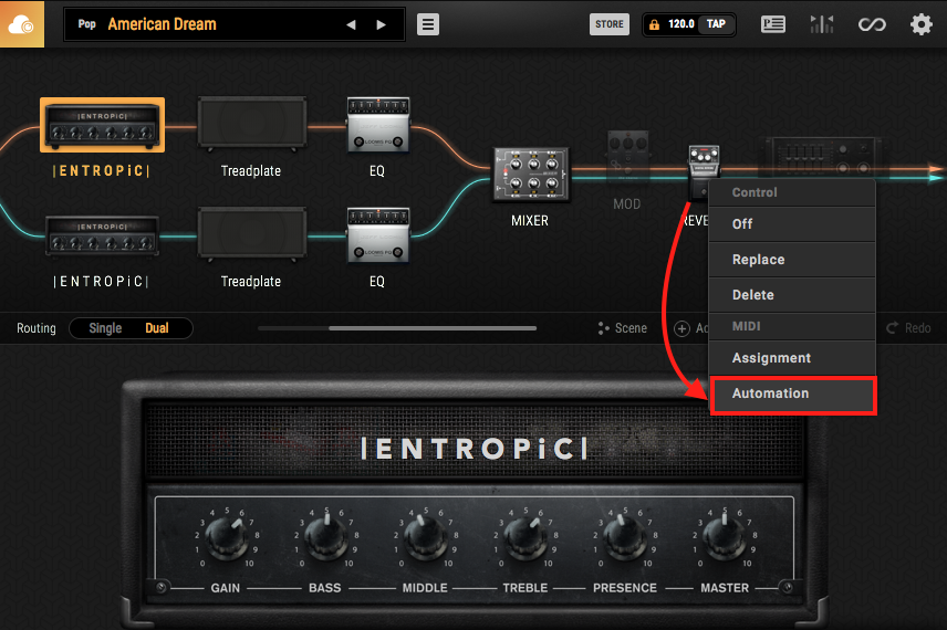 Bias fx midi foot shop controller