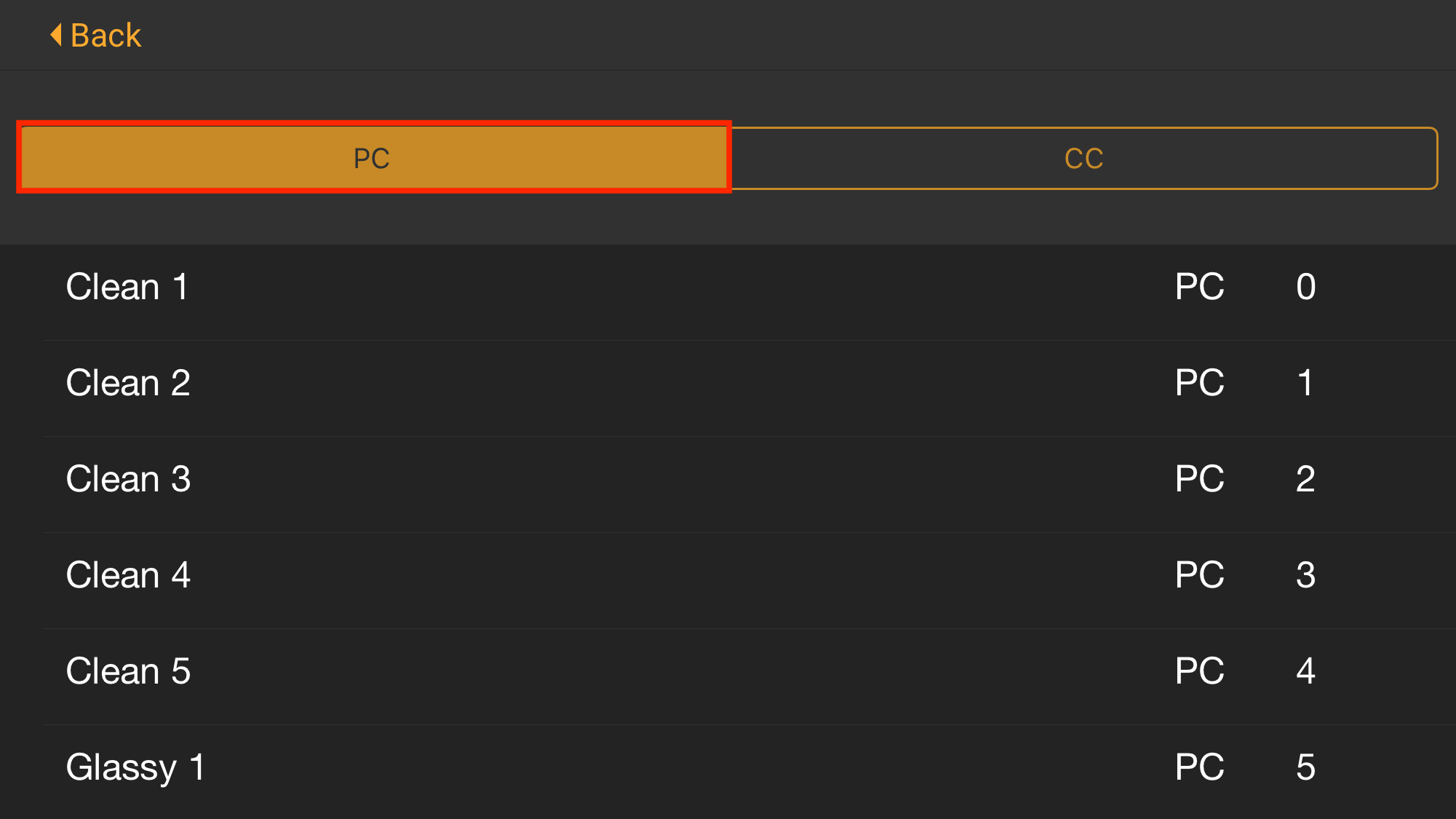 Program Change mobile