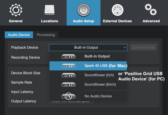 Basic Setup Guide for Spark & PreSonus Studio One – Help Center