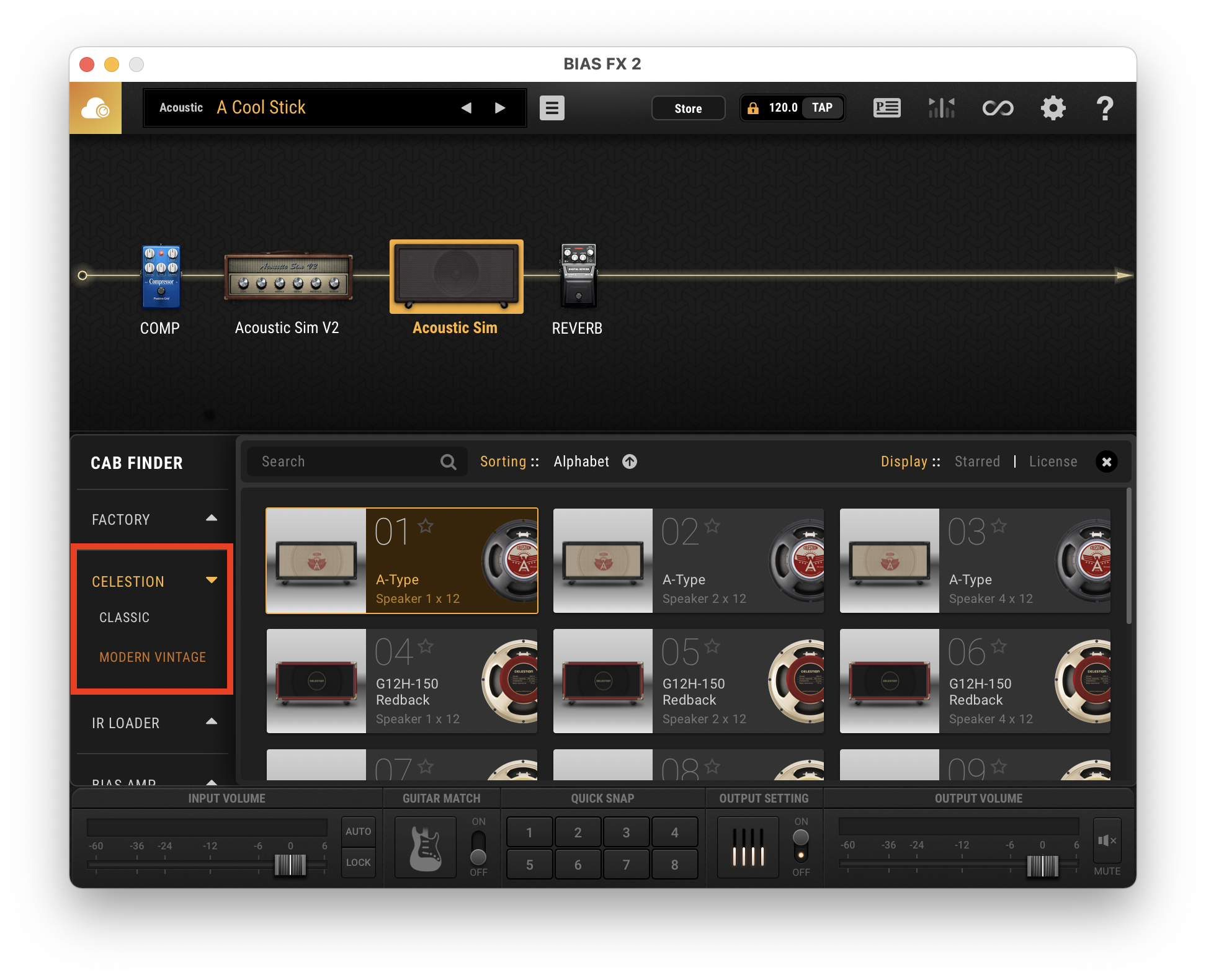 how to make an ir with bias amp pro