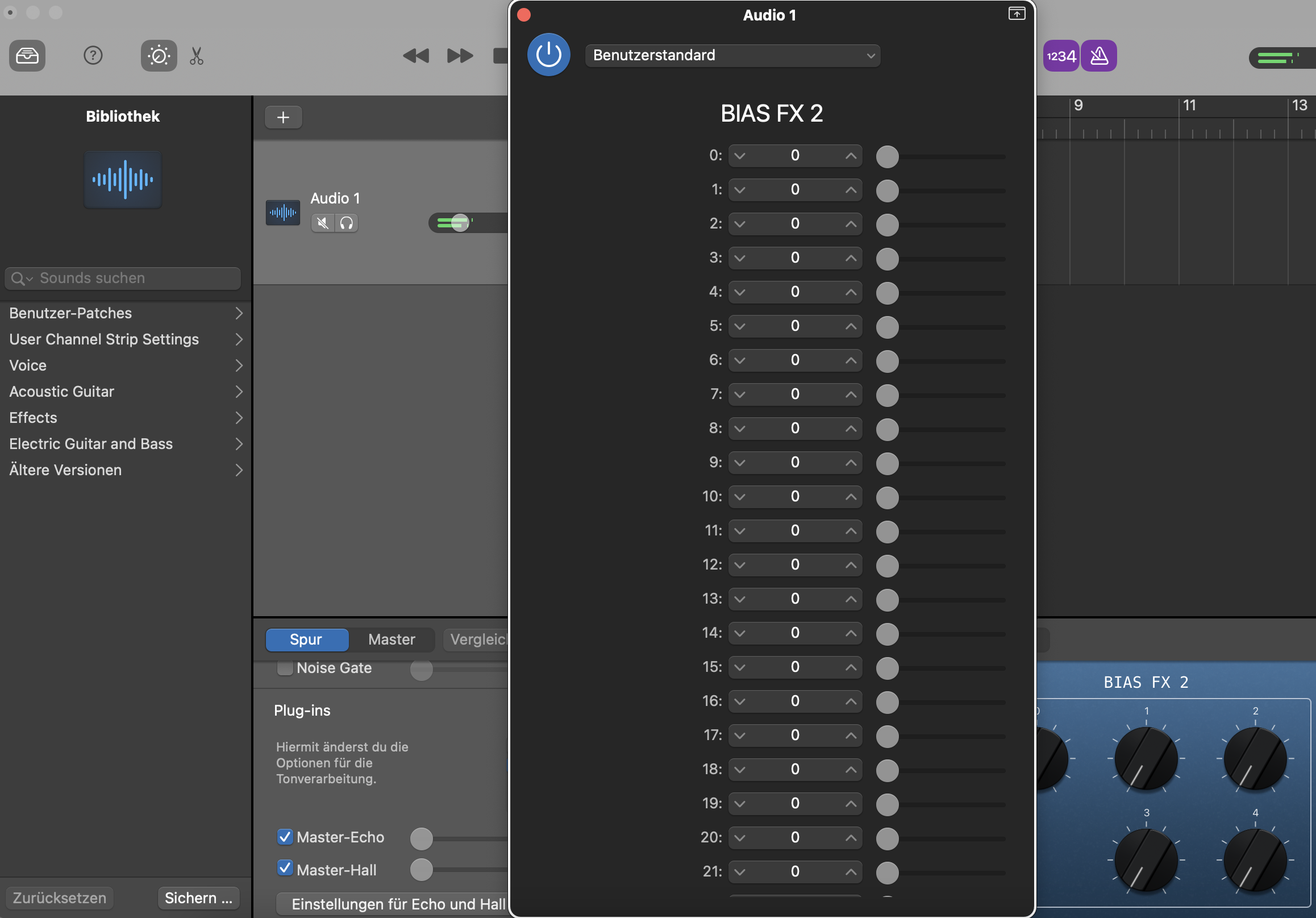 bias amp 2 garageband