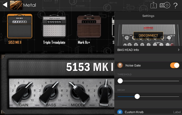 Settings icon mobile
