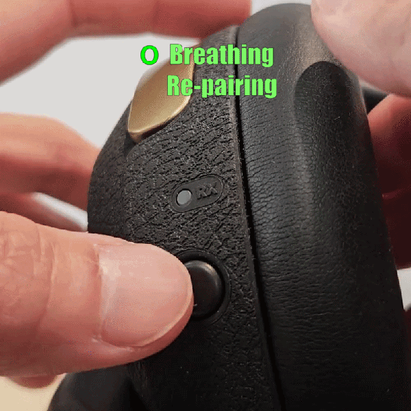 RX breathing - re-pairing mode