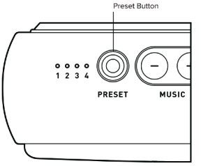 Spark GO - hold PRESET button