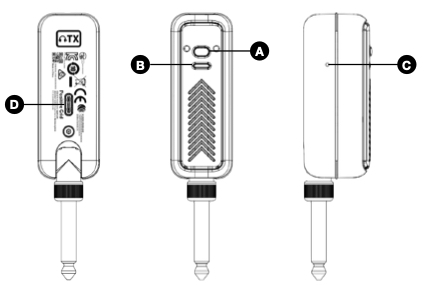 Spark NEO Wireless Transmitter (TX) control panel