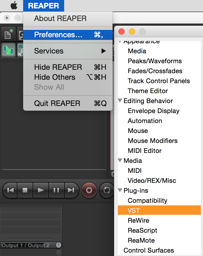 how to use vst plugins reaper mac